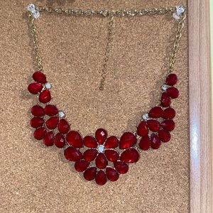 Red Statement Necklace